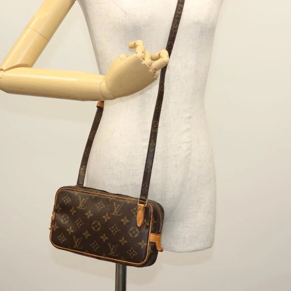 LOUIS VUITTON Monogram Marly Bandouliere Shoulder Bag M51828 LV Auth 130777 - Picture 1 of 16